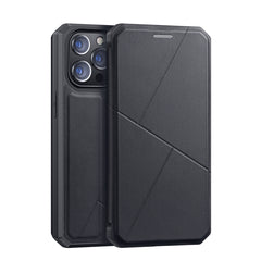 DUX DUCIS New Skin X Series PU + TPU Horizontal Flip Leather Case with Holder & Card Slots, For iPhone 13 mini, For iPhone 13, For iPhone 13 Pro, For iPhone 13 Pro Max