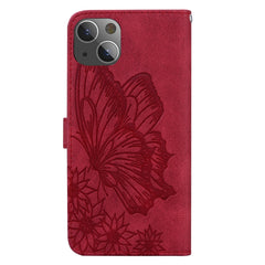 Retro Skin Feel Butterflies Embossing Horizontal Flip Leather Case with Holder & Card Slots & Wallet, For iPhone 13 mini, For iPhone 13, For iPhone 13 Pro, For iPhone 13 Pro Max