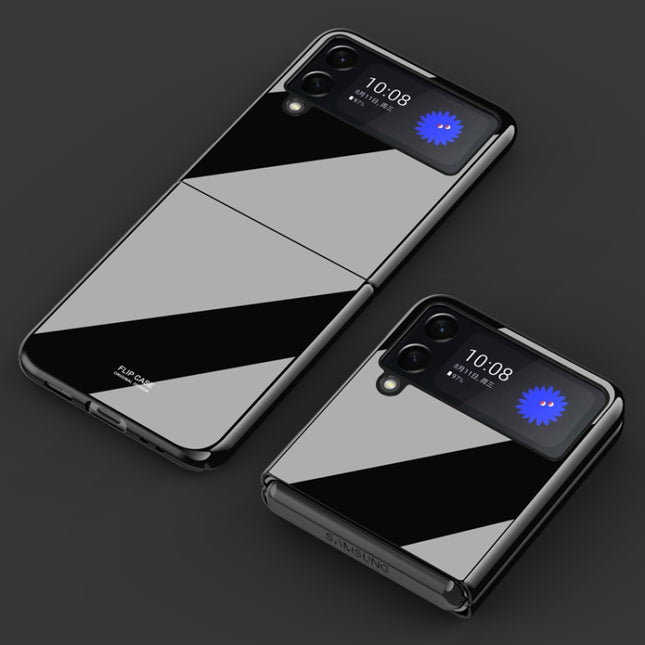 Stoßfeste Schutzhülle mit Klavierlack-Optik, für Samsung Galaxy Z Flip3 5G, für Samsung Galaxy Z Fold3 5G