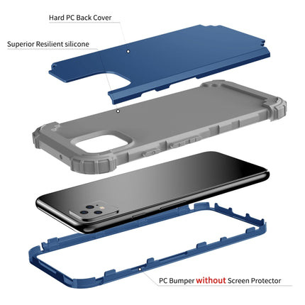 3 in 1 Shockproof PC + Silicone Protective Case, For Google Pixel 4