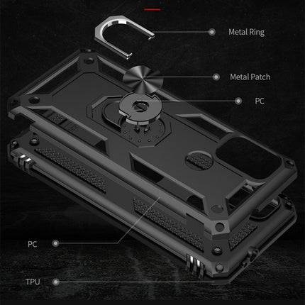 Shockproof TPU + PC Protective Case with 360 Degree Rotating Holder, For Motorola Moto G30 / G10, For Google Pixel 5A 5G