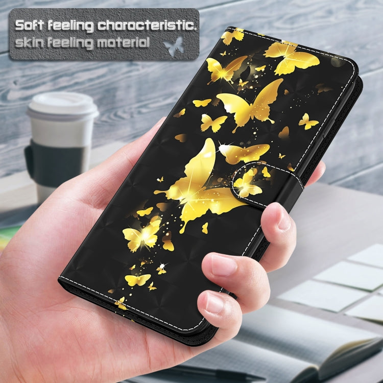 Horizontale Flip-Hülle aus TPU + PU-Leder mit 3D-Malmuster und Halter, Kartenfächern und Geldbörse, für iPhone 13 Pro Max