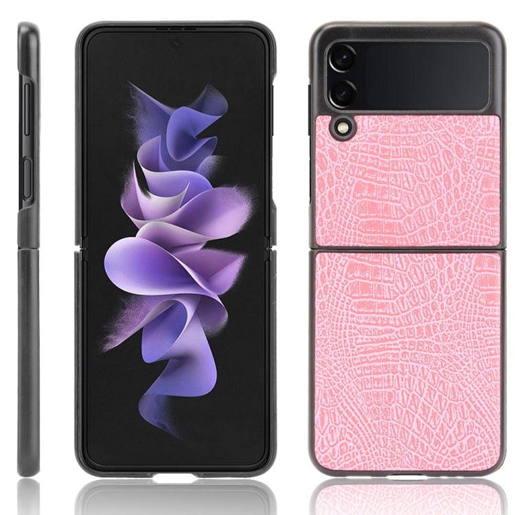 Stoßfestes PC + PU-Gehäuse mit Krokodilstruktur, für Google Pixel 5a 5G, für Samsung Galaxy Z Flip3 5G, für Samsung Galaxy Z Fold3 5G, für Huawei P50