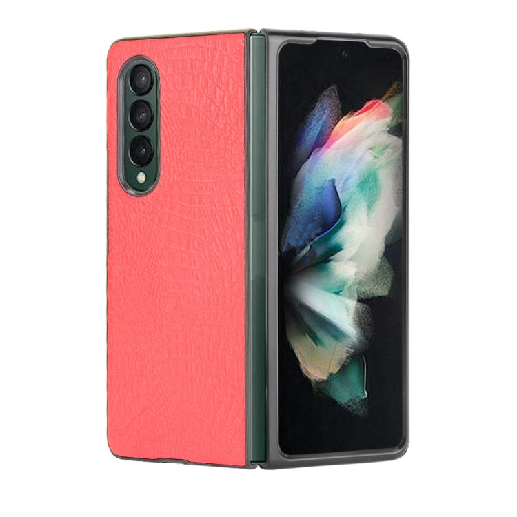 Stoßfestes PC + PU-Gehäuse mit Krokodilstruktur, für Google Pixel 5a 5G, für Samsung Galaxy Z Flip3 5G, für Samsung Galaxy Z Fold3 5G, für Huawei P50