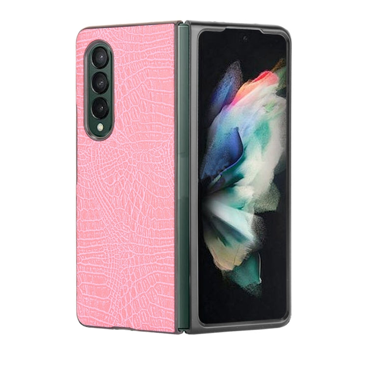 Stoßfestes PC + PU-Gehäuse mit Krokodilstruktur, für Google Pixel 5a 5G, für Samsung Galaxy Z Flip3 5G, für Samsung Galaxy Z Fold3 5G, für Huawei P50