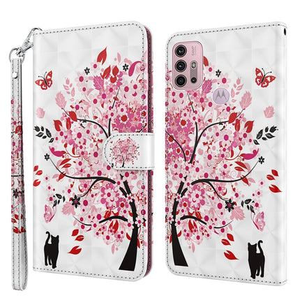 3D Painting Pattern Horizontal Flip TPU + PU Leather Case with Holder & Card Slots & Wallet, For Motorola Moto G30/G10/G20, For Motorola Moto G50