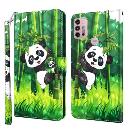 3D Painting Pattern Horizontal Flip TPU + PU Leather Case with Holder & Card Slots & Wallet, For Motorola Moto G30/G10/G20, For Motorola Moto G50