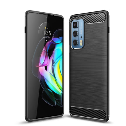 Brushed Texture Carbon Fiber TPU Case, For Motorola Moto Edge 20 Lite, For Motorola Moto Edge 20 Pro, For Motorola Moto Edge 20