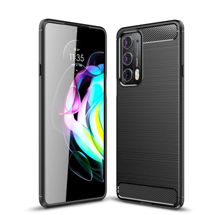 Brushed Texture Carbon Fiber TPU Case, For Motorola Moto Edge 20 Lite, For Motorola Moto Edge 20 Pro, For Motorola Moto Edge 20