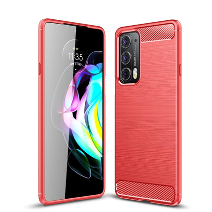 Brushed Texture Carbon Fiber TPU Case, For Motorola Moto Edge 20 Lite, For Motorola Moto Edge 20 Pro, For Motorola Moto Edge 20
