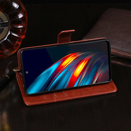 idewei Crazy Horse Texture Horizontal Flip Leather Case with Holder & Card Slots & Wallet, For Tecno Pova 2, For vivo iQOO 8 Pro, For ZTE Axon 11 5G