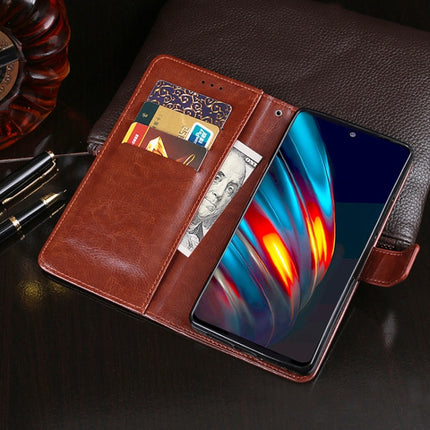 idewei Crazy Horse Texture Horizontal Flip Leather Case with Holder & Card Slots & Wallet, For Tecno Pova 2, For vivo iQOO 8 Pro, For ZTE Axon 11 5G