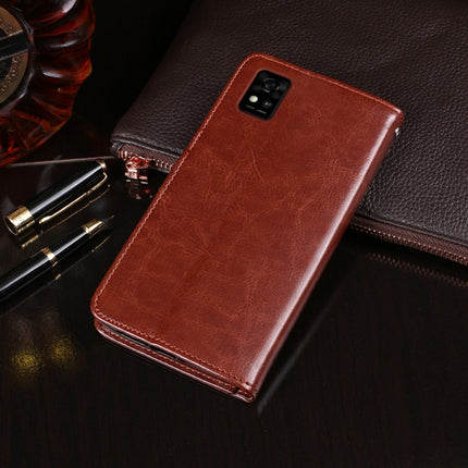 idewei Crazy Horse Texture Horizontal Flip Leather Case with Holder & Card Slots & Wallet, For ZTE Blade A31