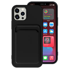 TPU + Flannel Lining Shockproof Case with Card Slots, For iPhone 13 mini, For iPhone 13 Pro, For iPhone 13 Pro Max