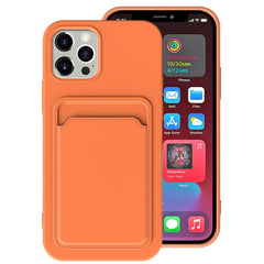 TPU + Flannel Lining Shockproof Case with Card Slots, For iPhone 13 mini, For iPhone 13 Pro, For iPhone 13 Pro Max