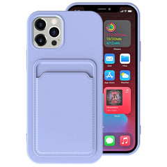 TPU + Flannel Lining Shockproof Case with Card Slots, For iPhone 13 mini, For iPhone 13 Pro, For iPhone 13 Pro Max