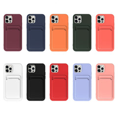 TPU + Flannel Lining Shockproof Case with Card Slots, For iPhone 13 mini, For iPhone 13 Pro, For iPhone 13 Pro Max