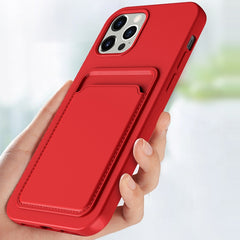 TPU + Flannel Lining Shockproof Case with Card Slots, For iPhone 13 mini, For iPhone 13 Pro, For iPhone 13 Pro Max