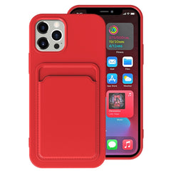 TPU + Flannel Lining Shockproof Case with Card Slots, For iPhone 13 mini, For iPhone 13 Pro, For iPhone 13 Pro Max