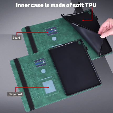Peacock Embossed Pattern TPU + PU Horizontal Flip Leather Case with Holder & Card Slots & Wallet & Sleep / Wake-up Function, For Xiaomi Pad 5 Pro / Pad 5