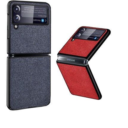 Sea Sand Cloth Texture Shockproof PC+ TPU Protective Case, For Samsung Galaxy Z Flip3 5G