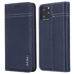 Funda protectora horizontal con tapa de piel de grano superior de GEBEI con soporte y ranuras para tarjetas, para iPhone 11, para iPhone 11 Pro, para iPhone 11 Pro Max, para iPhone XS/X, para iPhone XR, para iPhone XS Max