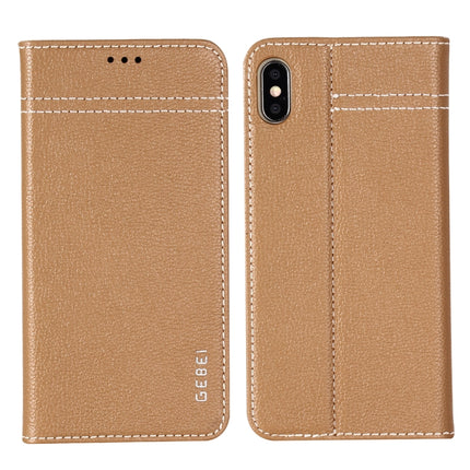 Funda protectora con tapa horizontal de cuero de grano superior de GEBEI con soporte y ranuras para tarjetas, para Galaxy Note 10, para Galaxy Note 10+