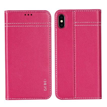Funda protectora con tapa horizontal de cuero de grano superior de GEBEI con soporte y ranuras para tarjetas, para Galaxy Note 10, para Galaxy Note 10+