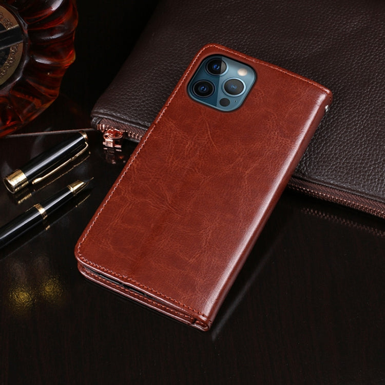 idewei Crazy Horse Texture Horizontal Flip Leather Case with Holder & Card Slots & Wallet, For iPhone 13 mini, For iPhone 13, For iPhone 13 Pro