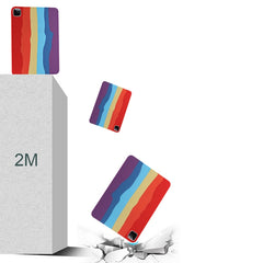 Rainbow Liquid Silicone + PC Shockproof Protective Case, For iPad Air 2022 / 2020 10.9 inch, For iPad Pro 12.9 inch 2020