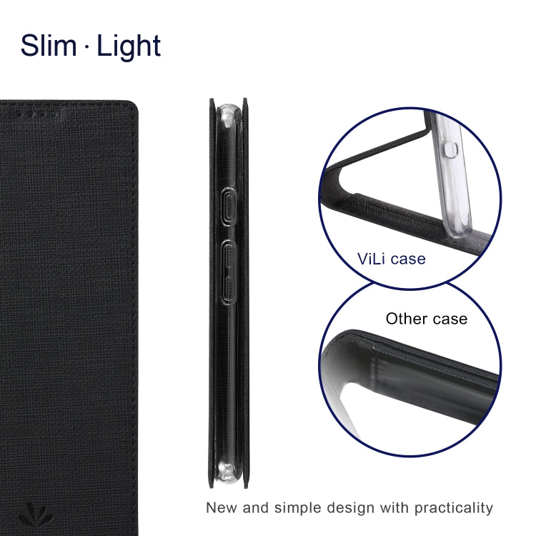 ViLi DMX Series Shockproof TPU + PU Leather Magnetic Attraction Horizontal Flip Case with Card Slot & Holder, For Google Pixel 5a, For Google Pixel 6, For OnePlus Nord CE 5G, For Xiaomi Mi 11 Ultra
