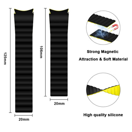 Silicone Magnetic Replacement Strap Watchband, For Samsung Galaxy Watch4 40mm / 44mm