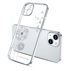 Electroplating Diamond Dandelion Pattern TPU Shockproof Protective Case, For iPhone 13 mini, For iPhone 13, For iPhone 13 Pro