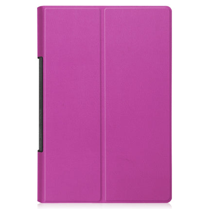 Custer Texture Horizontal Flip PU Leather Case with Holder & Sleep / Wake-up Function, For Lenovo Yoga Tab 11 / YT-J706X