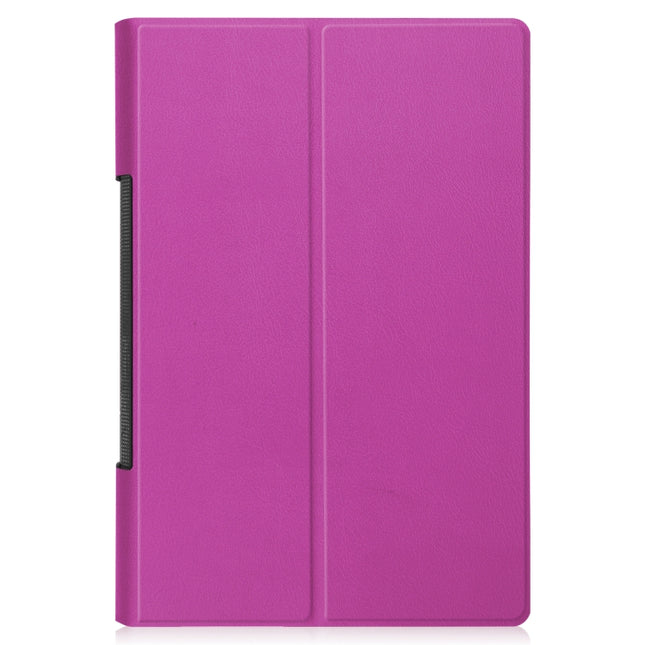 Custer Texture Horizontal Flip PU Leather Case with Holder & Sleep / Wake-up Function, For Lenovo Yoga Tab 11 / YT-J706X