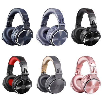 OneOdio Pro-10 Head-mounted Noise Reduction Wired Headphone with Microphone, Black Red, Black, Grey Khaki, Grey Blue, Blue, Rose Gold