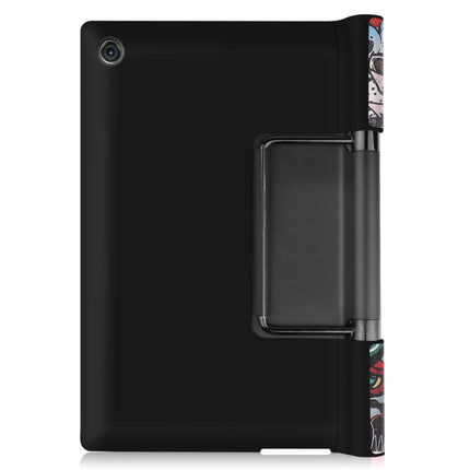 Custer Texture Coloured Drawing Pattern Horizontal Flip PU Leather Case with Holder & Sleep / Wake-up Function, For Lenovo Yoga Tab 11