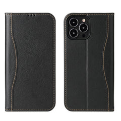 Genuine Leather Horizontal Flip Leather Case with Holder & Card Slots & Wallet, For iPhone 13 mini, For iPhone 13, For iPhone 13 Pro, For iPhone 13 Pro Max