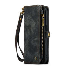 CaseMe-008 Abnehmbare multifunktionale horizontale Flip-Ledertasche mit Kartenfach &amp; Halter &amp; Reißverschluss-Geldbörse &amp; Bilderrahmen, für iPhone 13 Pro Max, für iPhone 13 Pro, für iPhone 13 mini, für iPhone 13