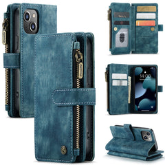 CaseMe-C30 PU + TPU Multifunctional Horizontal Flip Leather Case with Holder & Card Slot & Wallet & Zipper Pocket, For iPhone 13 Pro Max, For iPhone 13 Pro, For iPhone 13, For iPhone 13 mini