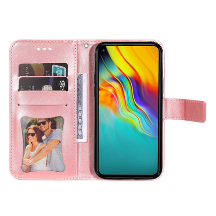 7-petal Flowers Embossing Pattern Horizontal Flip PU Leather Case with Holder & Card Slots & Wallet & Photo Frame, For Infinix Hot 9 / Note 7 Lite / X655C, For Tecno Pop 2 F / Pop 2 Power, For Infinix Smart 5 / Hot 10 Lite / X657, For Tecno Spark 6 Go