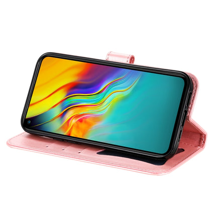 7-petal Flowers Embossing Pattern Horizontal Flip PU Leather Case with Holder & Card Slots & Wallet & Photo Frame, For Infinix Hot 9 / Note 7 Lite / X655C, For Tecno Pop 2 F / Pop 2 Power, For Infinix Smart 5 / Hot 10 Lite / X657, For Tecno Spark 6 Go