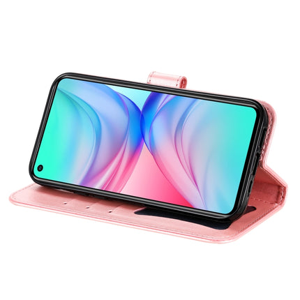 7-petal Flowers Embossing Pattern Horizontal Flip PU Leather Case with Holder & Card Slots & Wallet & Photo Frame, For Infinix Hot 10, For Infinix Hot 10 Play, For Motorola Moto G30 / G10 / G10 Power / G20