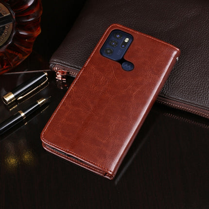 idewei Crazy Horse Texture Horizontal Flip Leather Case with Holder & Card Slots & Wallet, For Motorola Moto G60S, For OPPO A16s, For Ulefone Armor 11 5G