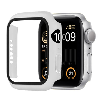 Shockproof PC+Tempered Glass Protective Case with Packed Carton For Apple Watch 44mm(Orange), For Apple Watch Series 6 / 5 / 4 / Watch SE 44mm, For Apple Watch Series 6 & SE & 5 & 4 44mm