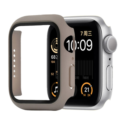 Shockproof PC+Tempered Glass Protective Case with Packed Carton For Apple Watch 44mm(Orange), For Apple Watch Series 6 / 5 / 4 / Watch SE 44mm, For Apple Watch Series 6 & SE & 5 & 4 44mm