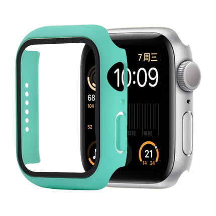 Shockproof PC+Tempered Glass Protective Case with Packed Carton For Apple Watch 44mm(Orange), For Apple Watch Series 6 / 5 / 4 / Watch SE 44mm, For Apple Watch Series 6 & SE & 5 & 4 44mm
