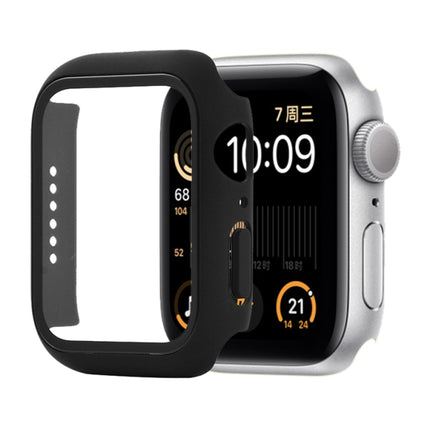Shockproof PC+Tempered Glass Protective Case with Packed Carton For Apple Watch 44mm(Orange), For Apple Watch Series 6 / 5 / 4 / Watch SE 44mm, For Apple Watch Series 6 & SE & 5 & 4 44mm