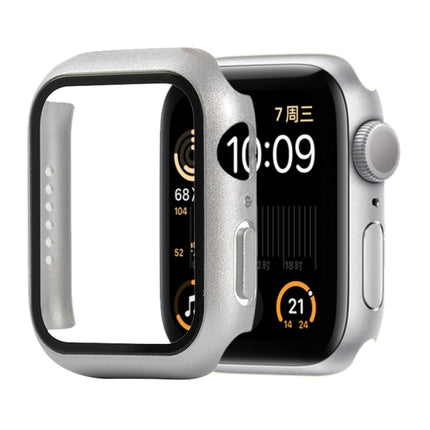 Shockproof PC+Tempered Glass Protective Case with Packed Carton For Apple Watch 44mm(Orange), For Apple Watch Series 6 / 5 / 4 / Watch SE 44mm, For Apple Watch Series 6 & SE & 5 & 4 44mm