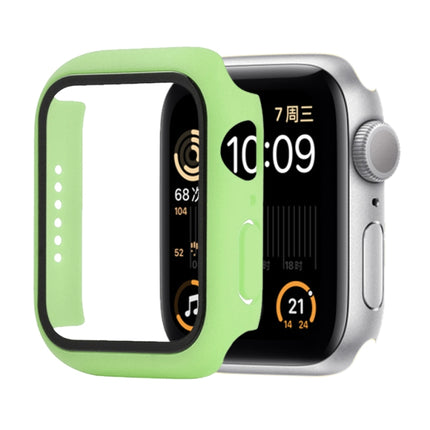 Shockproof PC+Tempered Glass Protective Case with Packed Carton For Apple Watch 44mm(Orange), For Apple Watch Series 6 / 5 / 4 / Watch SE 44mm, For Apple Watch Series 6 & SE & 5 & 4 44mm